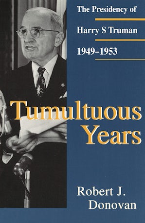 Tumultuous Years Paperback  by Robert J. Donovan