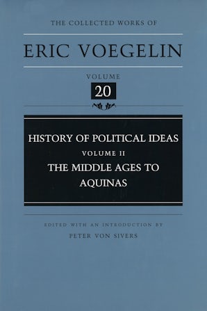 History of Political Ideas, Volume 2 (CW20) Digital download  by Eric Voegelin